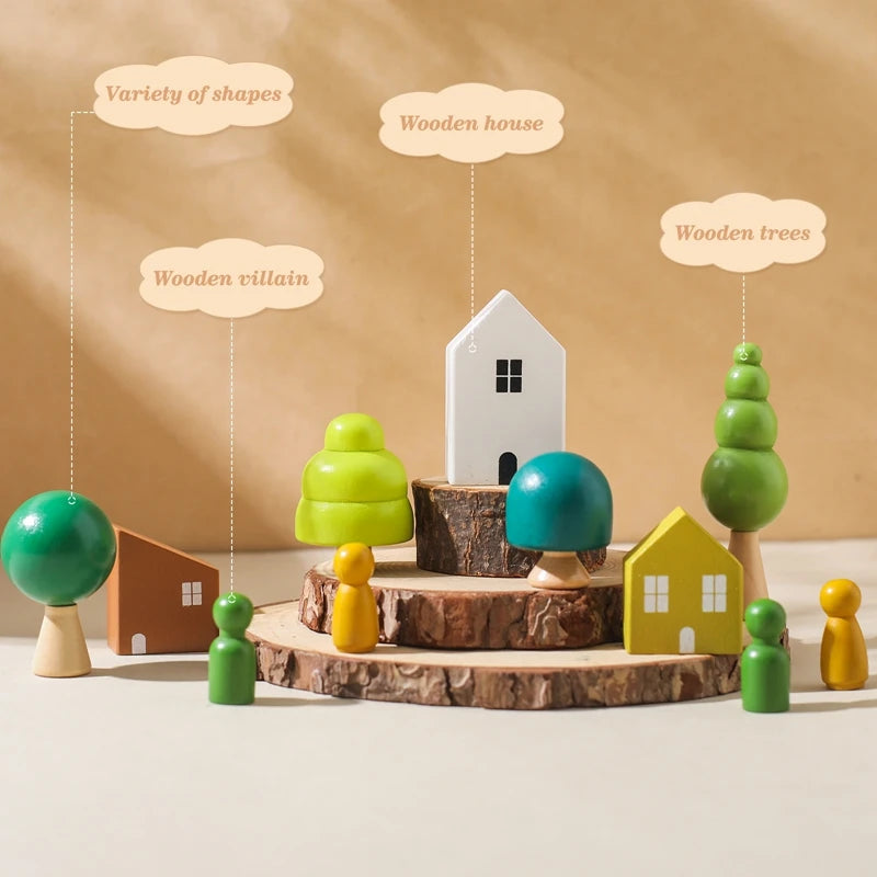 Wooden Forest Blocks