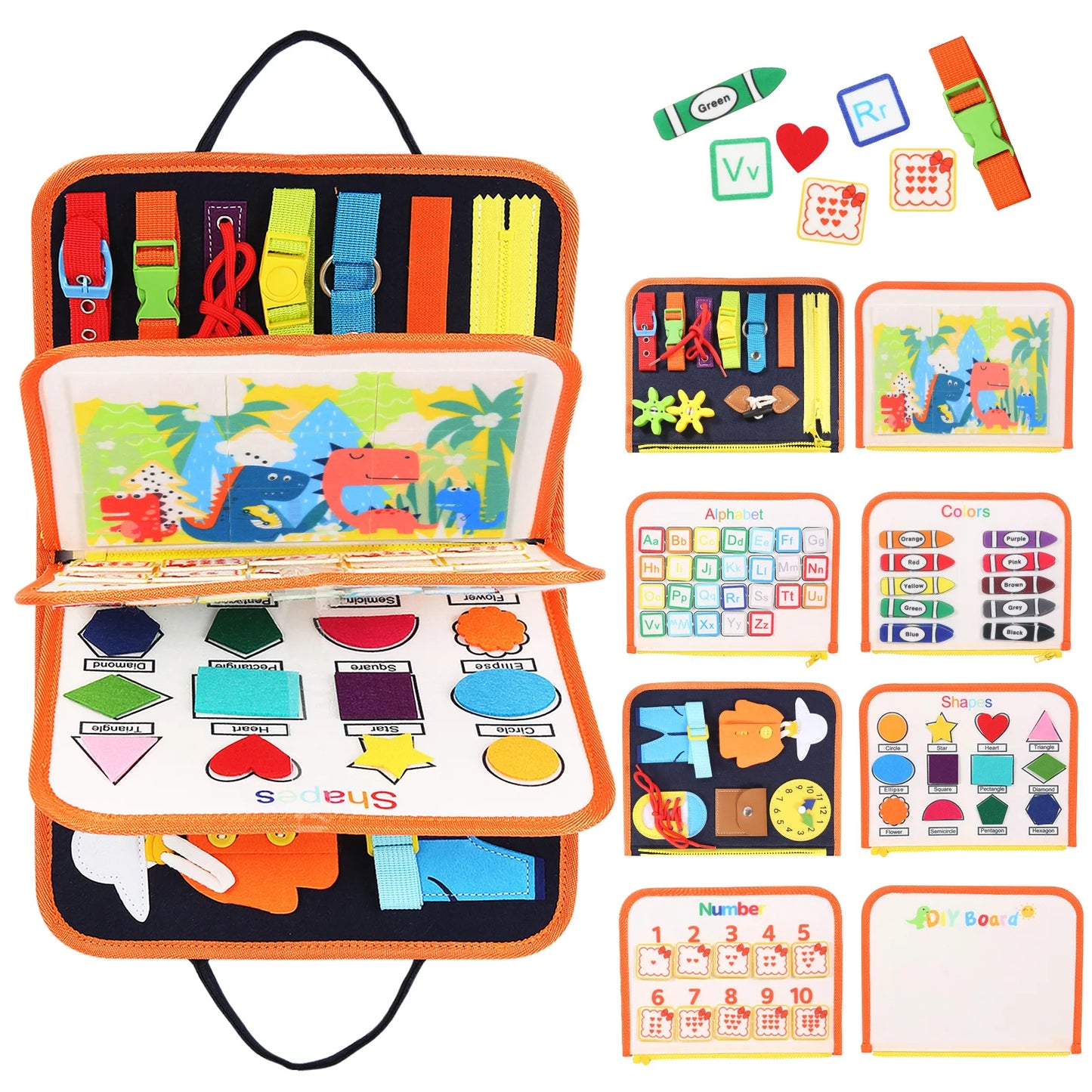 Educational Busy Board Book