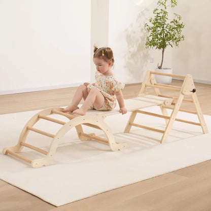 Pikler Triangle Climbing Set