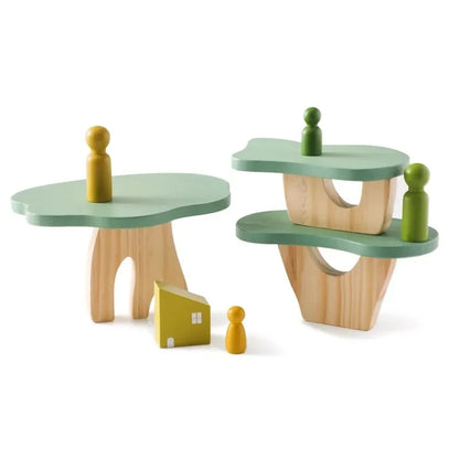 Wooden Forest Blocks