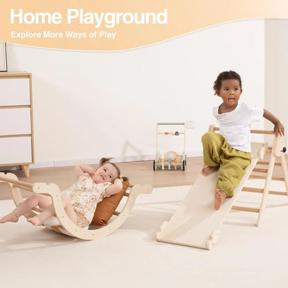 Pikler Triangle Climbing Set