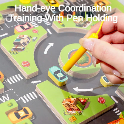 Parking Color Recognition Montessori Toys