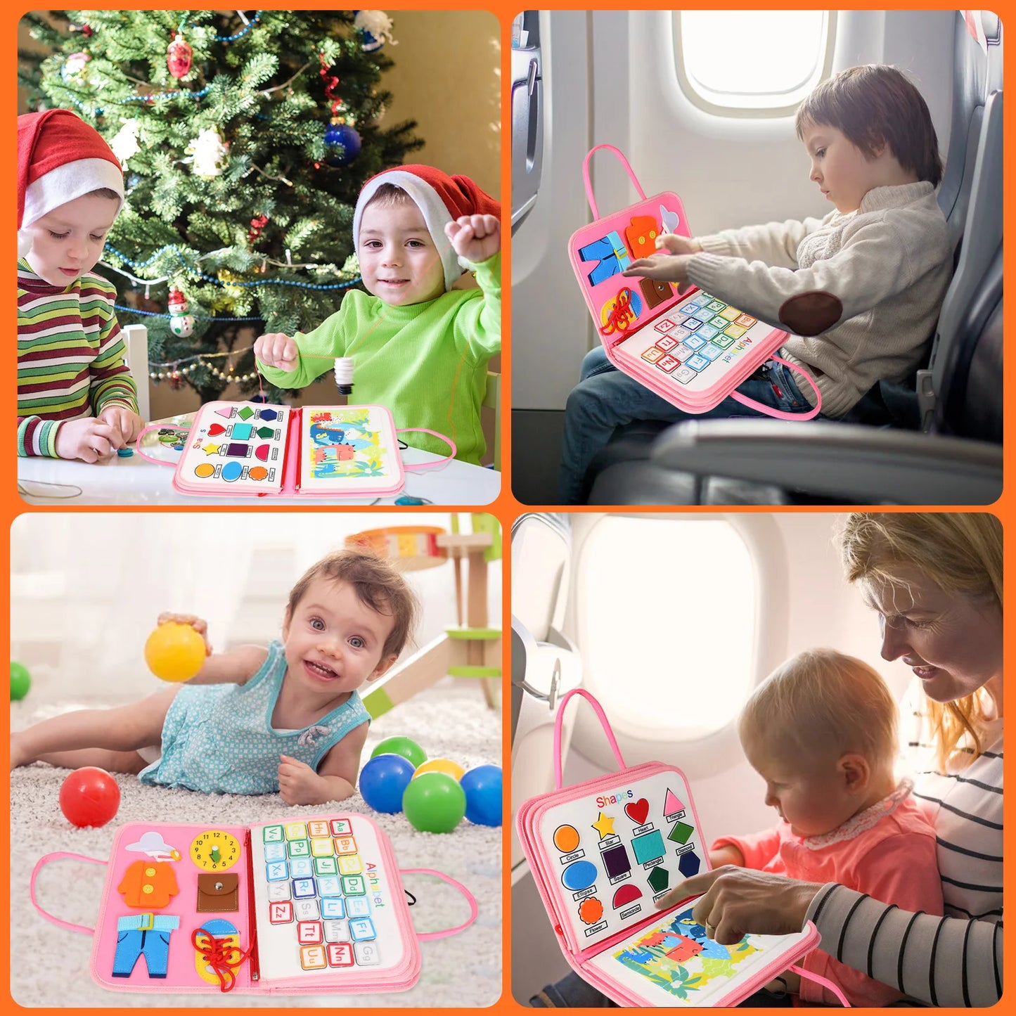 Educational Busy Board Book