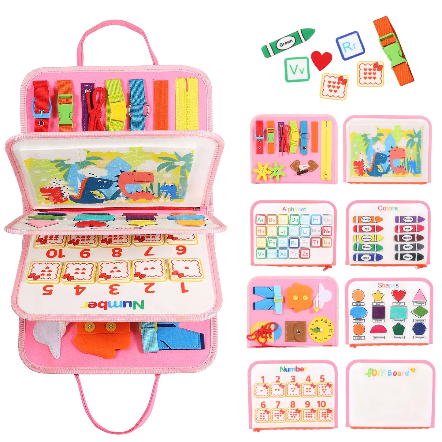 Educational Busy Board Book