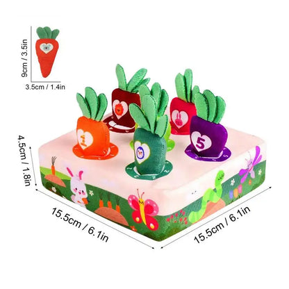 Carrot Harvest Stuffed Montessori Toys
